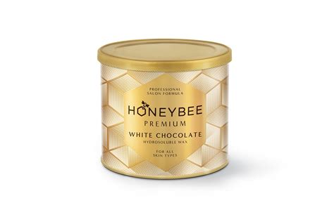 HoneyBee Premium Vegan White Chocolate Strip Wax Creamy Formula Natural ...