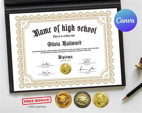 Penn Foster Diploma Sample Printable