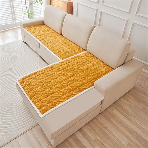HOKIPO 'Italian Caelora' L Shape (3+2 Seater) Sofa Cover Seat Mat ...