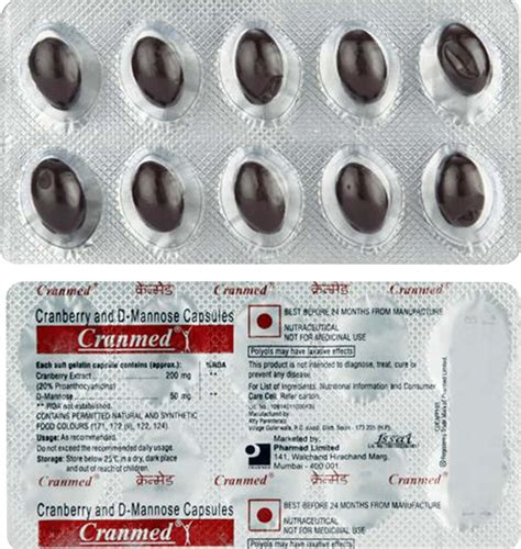 Buy CRANMED CAPSULE Online & Get Upto 60% OFF at PharmEasy