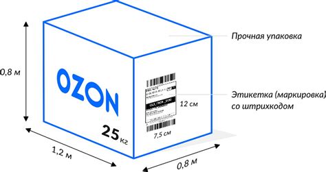 Размеры этикеток Ozon: все требования к маркировке и упаковке товаров
