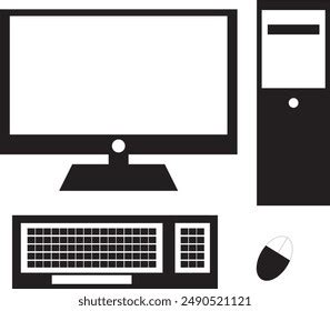 Image result for Monitor Keyboard Mouse CPU Computer PC