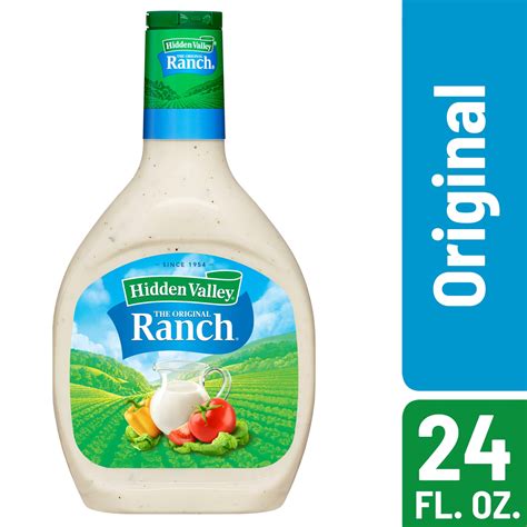 Ranch Dressing Nutrition Facts Hidden Valley | Besto Blog