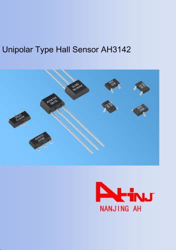 Unipolar Hall Sensor AH3133 - Nanjing AH Electronic Science and ...