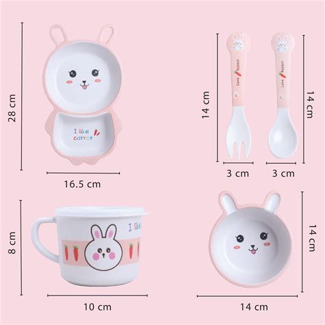 Buy Kids Dinner Set: Eco-Friendly Baby Tableware – PolkaTots.in