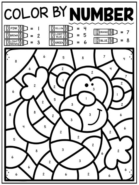 Animal Color by Number | PDF