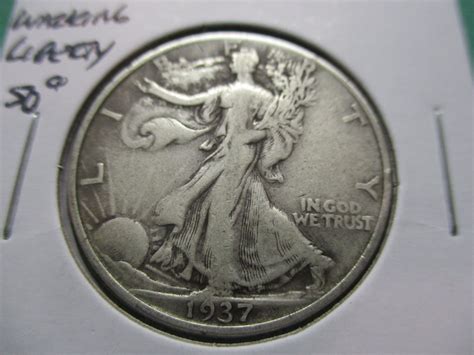 1937 Walking Liberty Half Dollar. Item: 50 W37-27. - For Sale, Buy Now ...