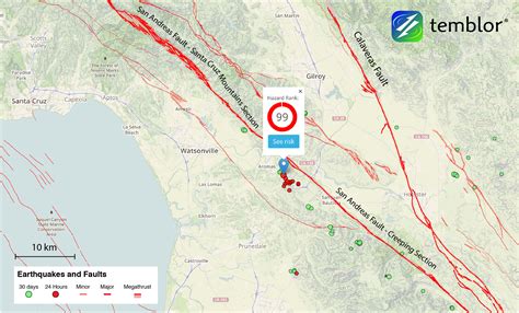 san-andreas-fault-map - Temblor.net