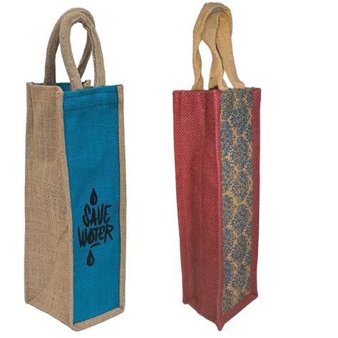 Buy I Jute Water Bottle Bag I Pack of 2 Jute Bottle Bags I Jute 1.5 ...