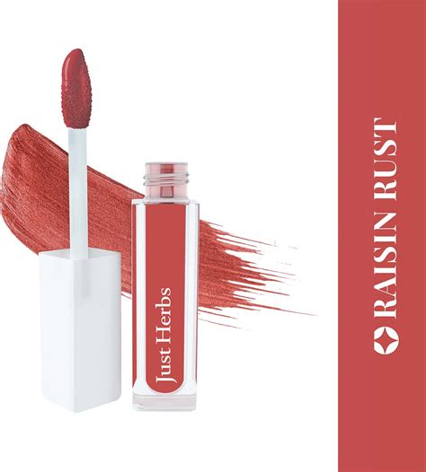 Buy JUST HERBS AYURVEDIC CREAMY MATTE LONG LASTING LIQUID LIPSTICK ...