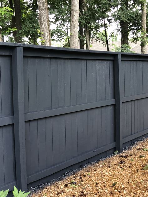 Wood Privacy Fence Paint Colors