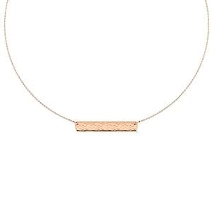 CaratLane Gold Crush Collection 18k Rose Gold Cristy Hammered Choker ...