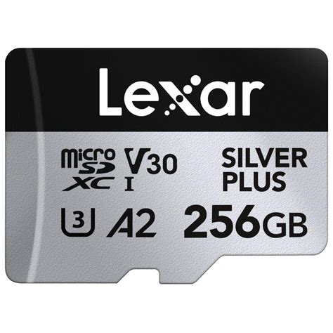 Buy Lexar 256 GB Professional UHS-I Silver Plus microSDXC Card at ...