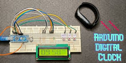 How to make Digital Clock using Arduino and LCD - Electronics is Fun 2.0