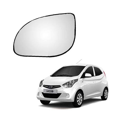 KD TRADE - Left Side View Mirror Glass for Hyundai Eon Sportz 2011-2021 ...