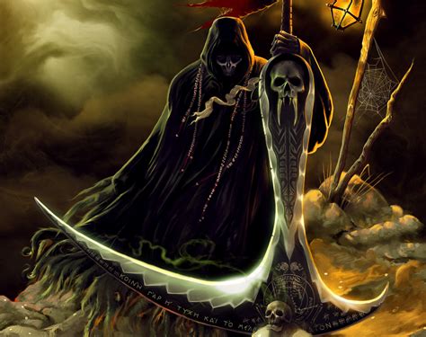 Grim Reaper Scythe HD Wallpaper by Tony Thalassinos