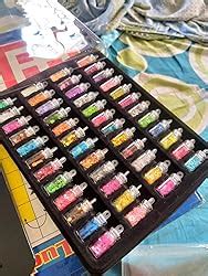 SYGA Acrylic 3D Glitter Powder Manicure Set of Nail Stickers, Nail Art ...