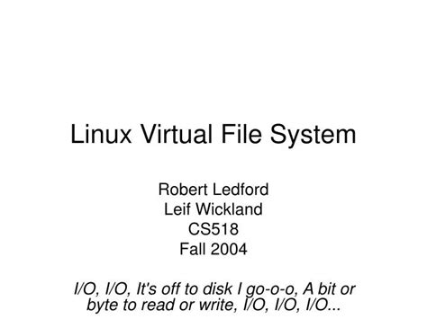 Image result for Linux Virtual File System