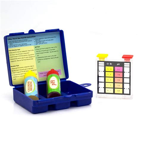 Buy Swimming Pool Spa Water Test Kit for Chlorine and Ph Test (3 Way ...