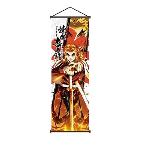 Demon Slayer Rengoku Kyoujurou Demon Slaying Corps Anime Poster Wall S