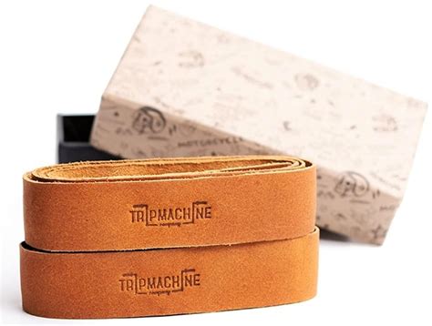 Trip Machine Company Motorcycle Handle bar Leather Grip Wraps ...