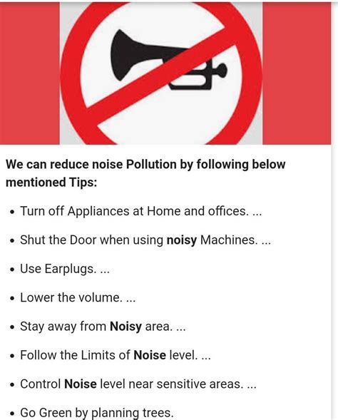 few suggestions to avoid noise pollution - Brainly.in