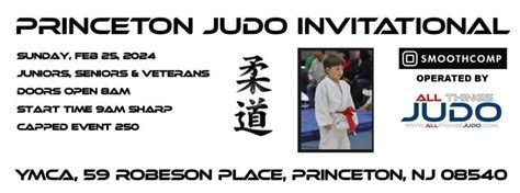 Princeton Judo Invitational Tournament , Princeton YMCA, February 25 ...