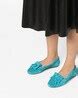 Buy Turquoise Blue Flat Shoes for Women by Hats Off Accessories Online ...