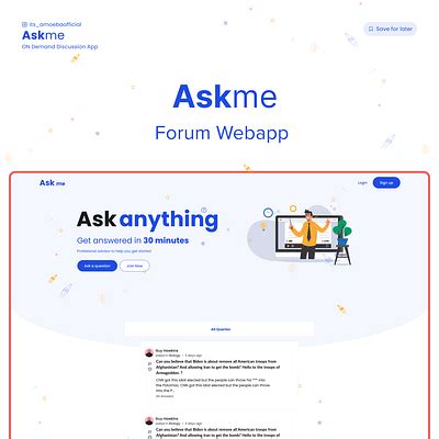 Image result for Create Forum App Design
