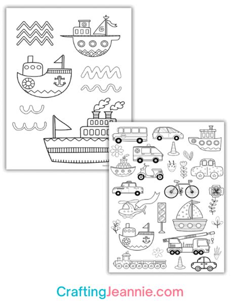 Transportation Coloring Pages 的图像结果