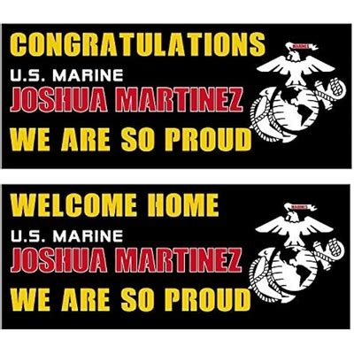 My Life Happens U.S. Marines Graduation Banner or Welcome Home India | Ubuy