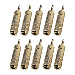 MX EP ST Male to P-38 ST Female Connector Metal Gold Plated - Pack of ...