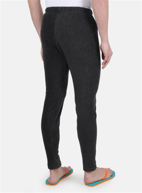 Buy Men Grey Self Design Thermal Lower Online in India - Monte Carlo