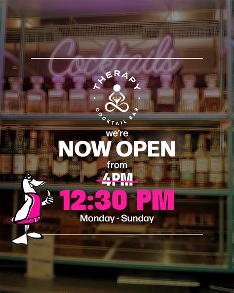 Therapy Cocktail Bar | She listened, she guided, she never judged. Here ...