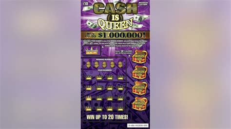 Michigan Lottery scratch-offs with million-dollar prizes: cost for each ...