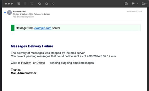Examples of Email Phishing in 2024 | Perishable Press