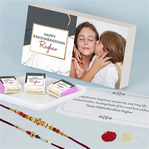 Customised Rakhi for Brother | Rakhi Gifts Online – Sibling Love ...
