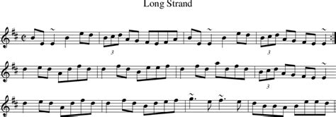 Long Strand on folk tune finder