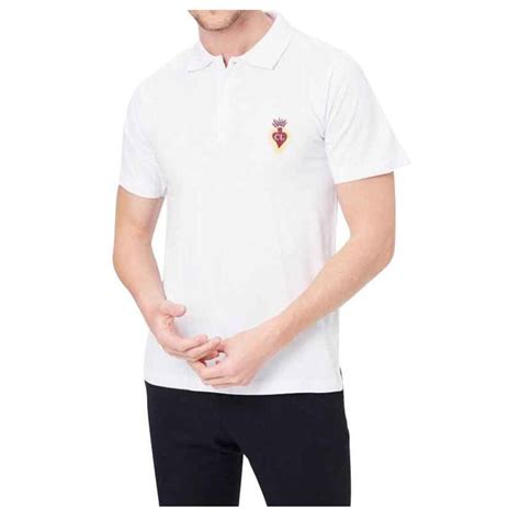 Christian Lacroix CHRISTAIN LACROIX MEN'S WHITE POLO SHIRT Cotton ref ...