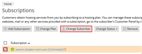 Creating Customers For Each Subscription - Diadem Technologies ...