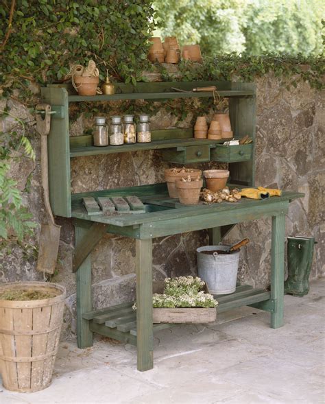 Create a Unique Place to Grow With These Free Potting Bench Plans ...