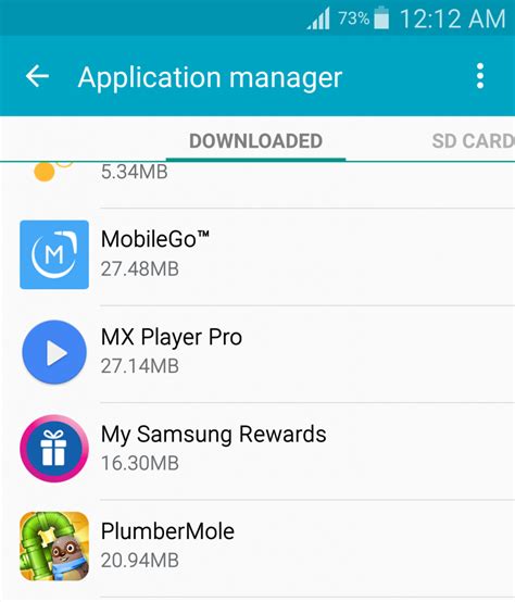 Image result for Note 4 App Setting