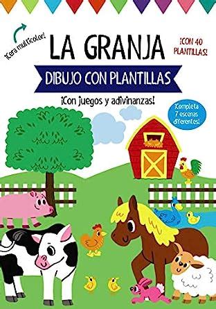 Dibujo con plantillas. La granja : Golding, Elizabeth: Amazon.in: Books