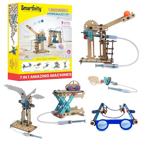 Buy Smartivity 7 in 1 Multi-Builds Hydraulic Kit STEM DIY Fun Toy for ...