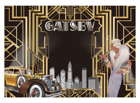 Great Gatsby Theme Background