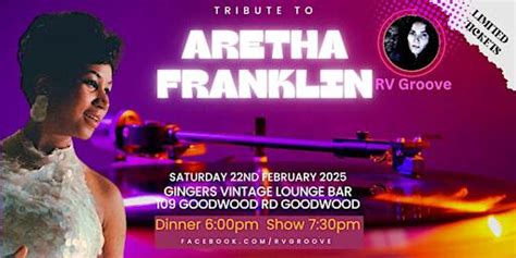 Tribute to Aretha Franklin with RV Groove | Gingers Vintage Lounge Bar ...