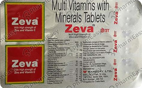 Buy Zeva Strip Of 15 Tablets Online at Flat 15% OFF | PharmEasy
