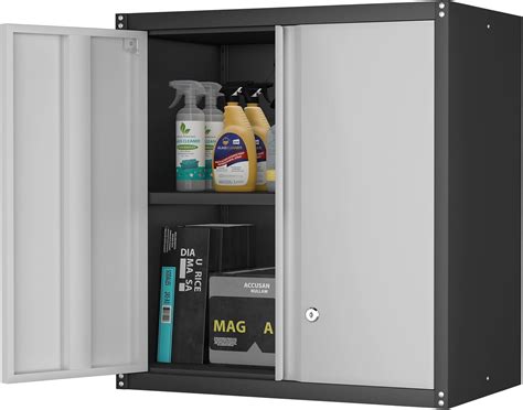Locking Cabinet,Hanging Cabinets for Wall,Garage Storage Cabinets with ...