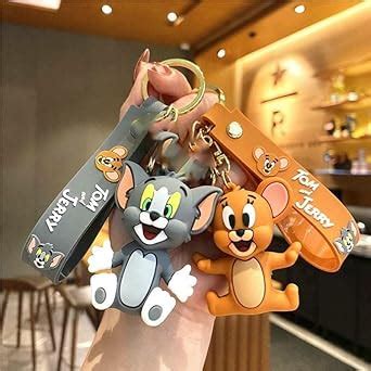 GLAMORSTYL Set of 2 Tom and Jerry Keychains | Perfect for Couples ...