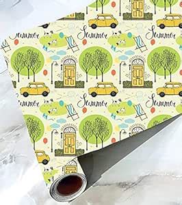 ALL YOUR DESIGN Self Adhesive Wallpaper Durable & Waterproof Wall ...